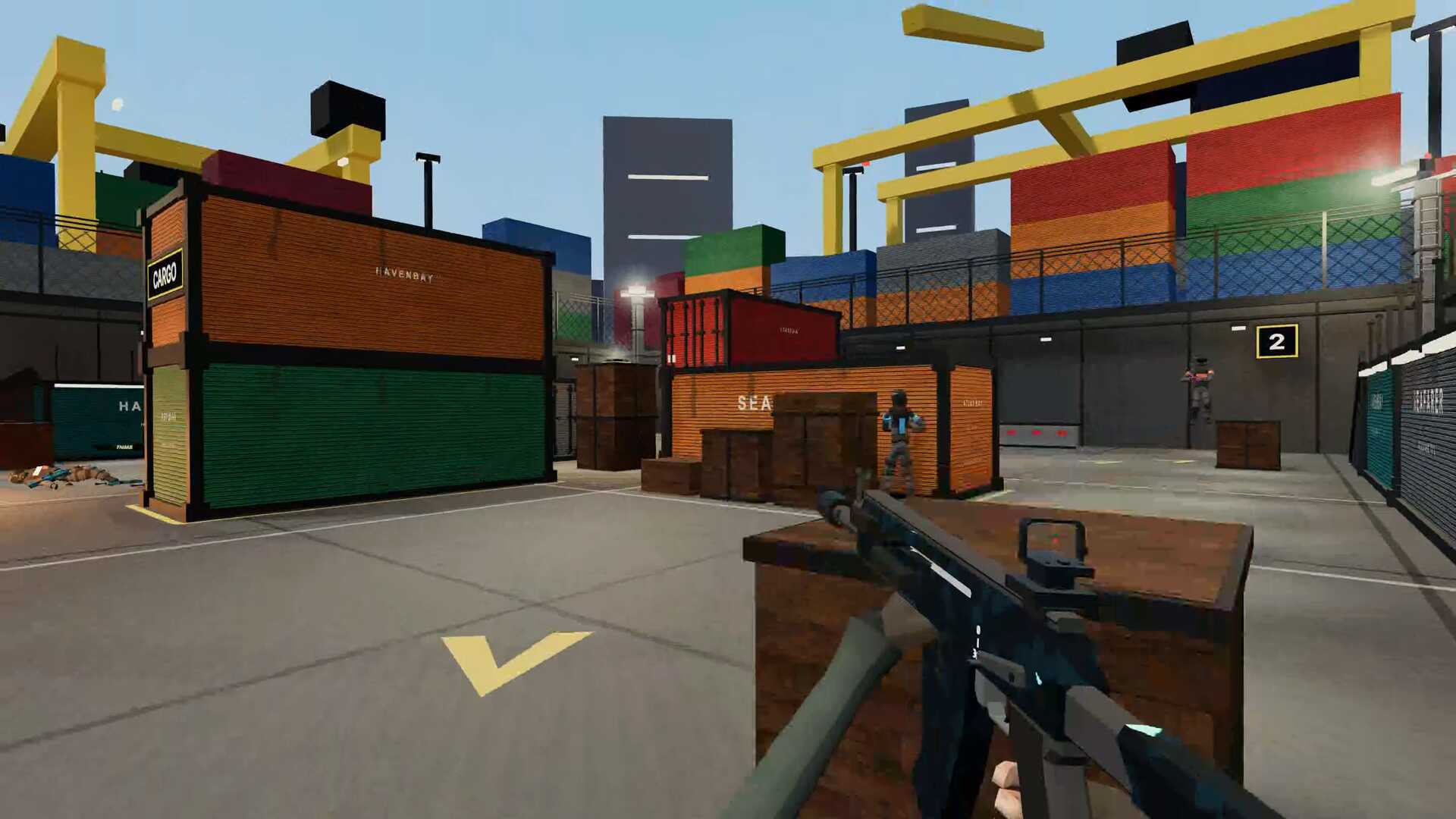 a screenshot of the fps-shooter web-game xfps.io
